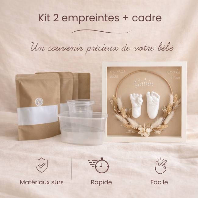kit empreinte bébé 3D